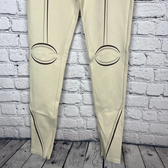 Maniere De Voir Leggings Women's Cream Size 2 NWT - Picture 3 of 11